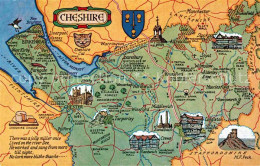 72735183 Cheshire Map Landkarte  - Sonstige & Ohne Zuordnung