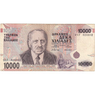 Billet, Grèce, 10,000 Drachmaes, 1995, 1995-01-16, KM:206a, TTB - Griekenland