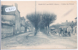 MARCILLY-SUR-SEINE- ALLEE DES TILLEULS- DEUX BELLES AUTOMOBILES - Sonstige & Ohne Zuordnung