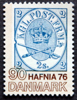 Denmark 1975 Hafnia 76 MiNr.609 MNH (**) ( Lot A 439  ) - Neufs