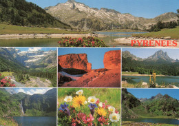 CPM - F - EN PARCOURANT LES PYRENEES - LA CHAINE DES PYRENEES DU NEOUVIELLE A GAVARNIE - BRECHE DE ROLLAND - FLEURS - Other