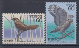 JAPAN 1575-1576,unused,birds (**) - Ungebraucht