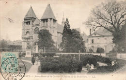 FRANCE - Le Mans - Notre Dame De La Couture Et Square De La Préfecture - LL - Carte Postale Ancienne - Le Mans