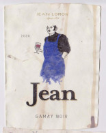 Etiquette De Vin " JEAN - Gamay Noir 2020 "  Jean Loron Depuis 1711 (1553)_Ev788 - Beroepen