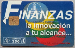 Spain 250 Pta. Chip Card - Finanzas - Emisiones Privadas