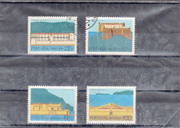 Portugal, Fortalezas Da Madeira, 1986, Mundifil Nº 1764 A 1767 Used - Used Stamps