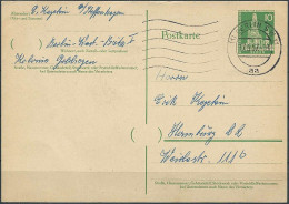 BERLIN 1957 Mi-Nr. P 36 I Postkarte Gestempelt - Postkarten - Gebraucht