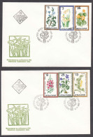 Bulgaria 1982 - Medicinal Plants, Mi-Nr. 3084/89, 2 FDC - FDC