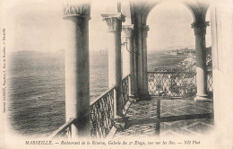 FRANCE - Marseille - Restaurant De La Réserve , Galerie Du 2è étage, Vue Sur Les îles - Carte Postale Ancienne - Unclassified