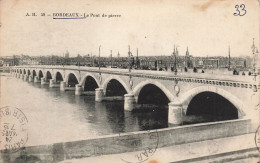 FRANCE - Bordeaux - Vue Générale Du Pont De Pierre - Carte Postale Ancienne - Bordeaux