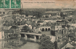 FRANCE - Sablé - Sarthe - La Ville Vue De L'Eglise Notre Dame - Carte Postale Ancienne - Sable Sur Sarthe