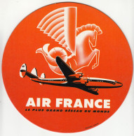 Publicité Air France Avec Un Lockheed Super Constellation - Advertisements