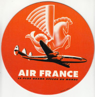 Publicité Air France Avec Un Lockheed Super Constellation - Werbung