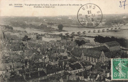 FRANCE - Tours - Vue Générale Sur La Loire Le Pont De Pierre Et Les Coteaux De Portillon... - Carte Postale Ancienne - Tours
