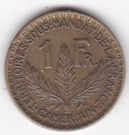 Territoire Sous Mandat De La France. Cameroun. 1 Franc 1925. En Bronze Aluminium, Lec# 7 - Kamerun