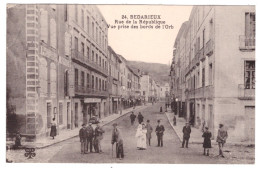 BEDARIEUX - Rue De La République (carte Animée) - Bedarieux