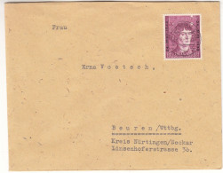 Pologne - Gouvernement Général - Lettre De 1943 - Oblit Warschau - Exp Vers Beuren - Rare Sur Lettre - - Governo Generale