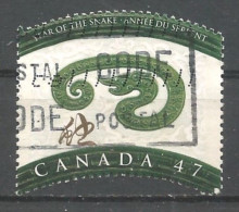 Canada 2001 Year Of The Snake Y.T. 1838 (0) - Oblitérés