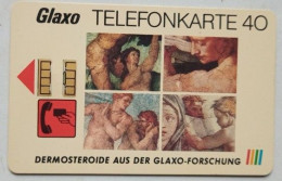 Germany 40 Units  K 62 A 04.90  3000 Mintage - Glaxo 4 GmbH - Dermosteroide 1 - K-Series: Kundenserie