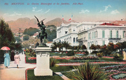 FRANCE -  Menton - Le Casino Municipal Et Les Jardins - ND Phot - Carte Postale Ancienne - Menton