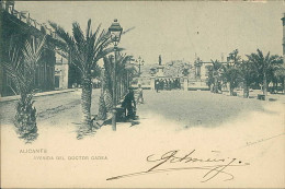 SPAIN - ALICANTE - AVENIDA DEL DOCTOR GADEA - MAILED TO ITALY - 1900s / STAMP (17305) - Alicante