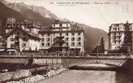 FRANCE - Chamonix Mont Blanc - Pont Sur L'Arve - LL - Carte Postale Ancienne - Chamonix-Mont-Blanc