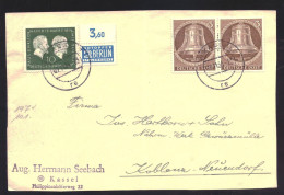 BRD / Deutschland / Duitsland / Germany 197 + Berlin 101 Pair Used (1954) - Private Covers - Used