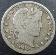 Stati Uniti D'America - ¼ Dollaro 1899 - Barber -  KM# 114 - Gedenkmünzen