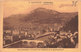 FRANCE - Grenoble - Vue Générale De La Ville - Le Pont De L'hôpital Et Le Moucherette  - Carte Postale Ancienne - Grenoble