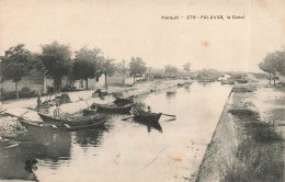 FRANCE - Palavas - Le Canal - Carte Postale Ancienne - Palavas Les Flots