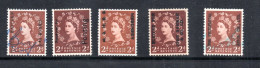 UK, GB, Great Britain,various Overprints - Emissions Locales