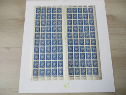 Feuille Complètes De 100 Timbres Du Maréchal Pétain - Feuilles Complètes