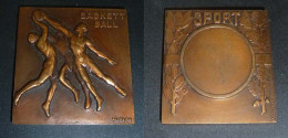 Médaille Bronze- BASKET-BALL  - Signé, MORLON - Uniformes, Recordatorios & Misc