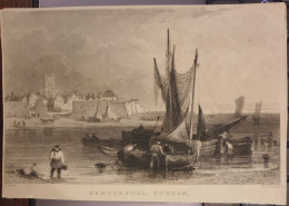 Lithographie (gravure) - Hartlepool, Durham - Lithografieën