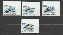 Burundi 2011 Dolphins / Les Dauphins Imperforate / ND  MNH/** - Dolphins
