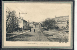 CPA - LIMONEST (69) - Aspect De L'entrée Du Village En 1910- Tampon De La Serrurerie Minarro - Limonest