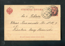 "RUSSLAND" 1900, Postkarte Gestempelt (7026) - Entiers Postaux