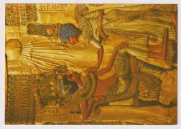 AK 198253 EGYPT - Cairo - The Egyptian Museum - Scene On The Back Of King Tut-Ankh Amen's Throne - Museos