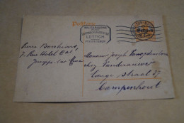 Guerre 14-18,courrier Avec Belle Oblitération Militaire,1918 ,censure ,pour Collection - OC38/54 Belgische Besetzung In Deutschland
