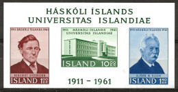 ISLANDE: **, BF N°3, TB - Hojas Y Bloques