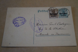 Guerre 14-18,courrier Avec Belle Oblitération Militaire,1916 ,censure ,pour Collection - OC38/54 Occupation Belge En Allemagne