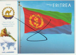 Eritrea Flag, Postcard - Eritrea