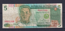 PHILIPPINES - 1985-94 5 Pesos Circulated Banknote - Philippines