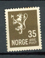 V-3 Norvège N° 119 * à 10 % De La Cote      A Saisir !!! - Unused Stamps