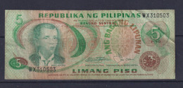 PHILIPPINES - 1978 5 Pesos Circulated Banknote - Filippine