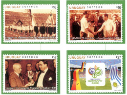 URUGUAY 2006** - FIFA World Cup Football - Germany 2006 - 4 Val. MNH. - 2006 – Alemania