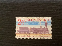 2023 Yvert 885 Pofis 798 Oblitéré Train 175 Ans Du Transport Ferroviaire En SK Chemin De Fer - Used Stamps