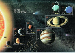 India 2018 "SPACE ~ PLANETS ~ THE SOLAR SYSTEM" Miniature Sheet MS MNH - Astrologie