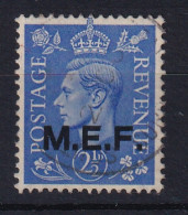 Middle East Forces: 1943/47   KGVI 'M.E.F.' OVPT   SG M13    2½d      Used - Ocu. Británica MEF