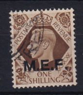 Middle East Forces: 1943/47   KGVI 'M.E.F.' OVPT   SG M18    1/-      Used - Britse Bezetting MEF